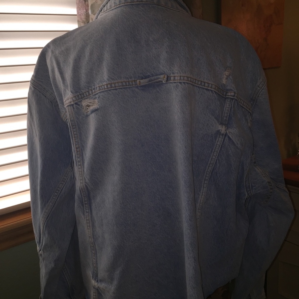 NWT Free People Slouchy Trucker Jacket - Picture 7 of 9